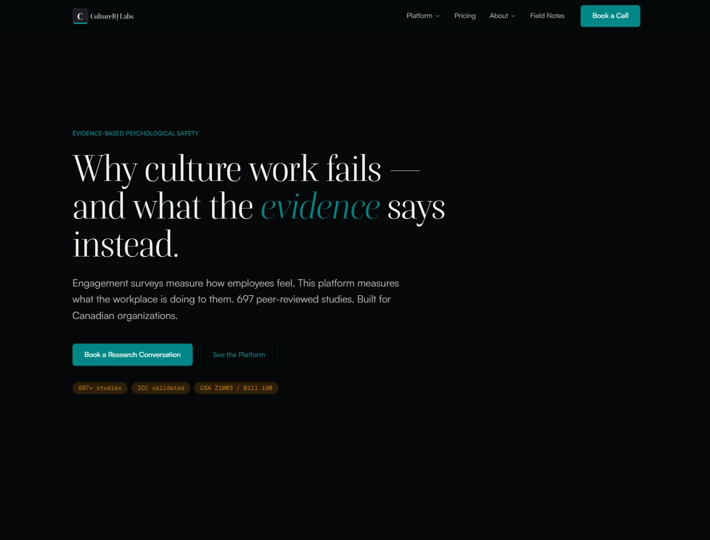 CultureIQ Labs Marketing — hero shot